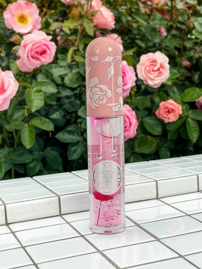 Блеск для губ с блестками, меняющий цвет