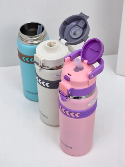 Royalfashion termo krūze ūdens pudele ar izvadi un rokturi Sporta eksperti