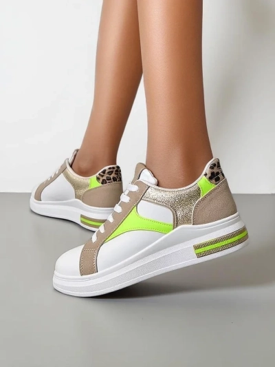 Royalfashion Women's sneakers with glitter Kaone