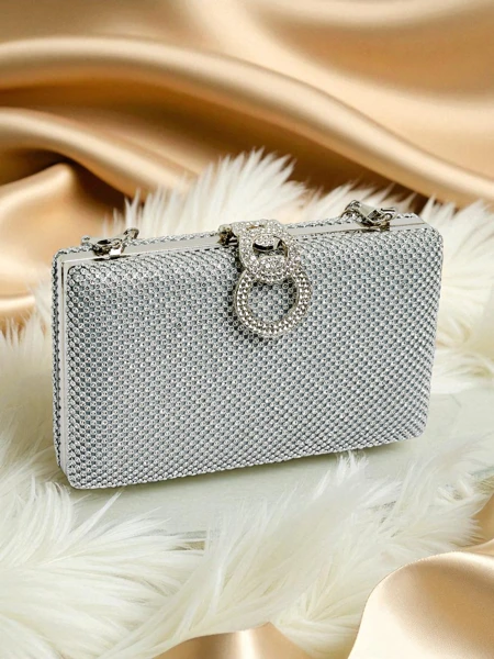 Royalfashion Женская сумка-клатч с цирконами Armeddo