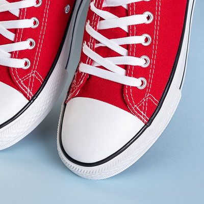 Lucan men's red sneakers - Footwear