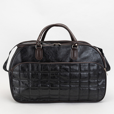 Black Quilted Travel Bag - Accessories