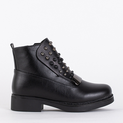 Black girls' beautiful boots with jets Idiloso - Footwear