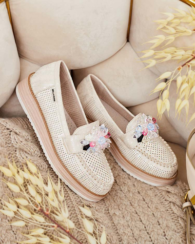 Royalfashion Mokasīni ar krāsainiem akmentiņiem Restea