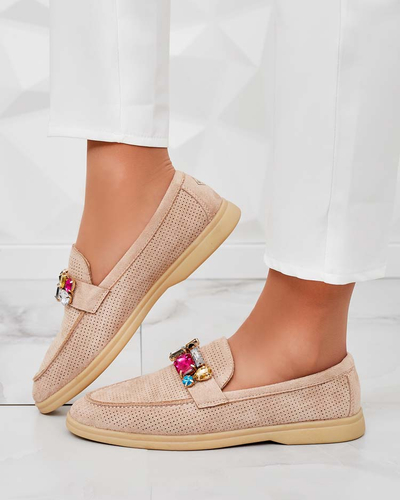 Royalfashion Women's openwork moccasins Mettele