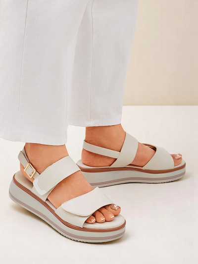 Royal Fashion Women's Thick-Soled Tulip Sandals