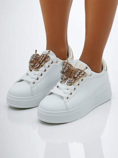 Royalfashion Women's platform sports sneakers Viela