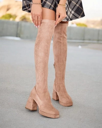 Royalfashion Sieviešu zābaki pāri ceļgalam Atter