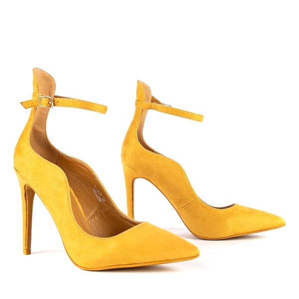 Yellow Batya high heels - Footwear