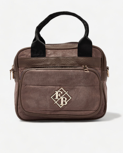 Royalfashion Women's small handbag in dark brown