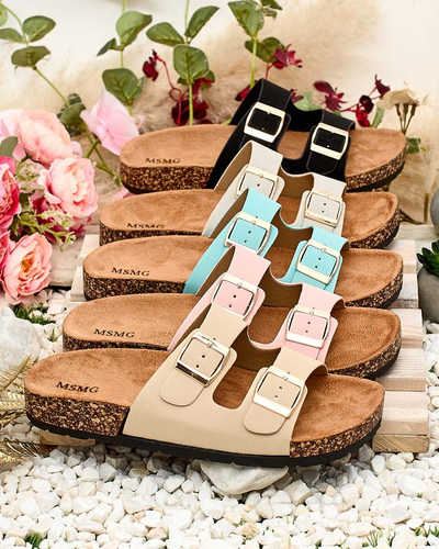 Royalfashion Women's Ottoma flat sole flip-flops