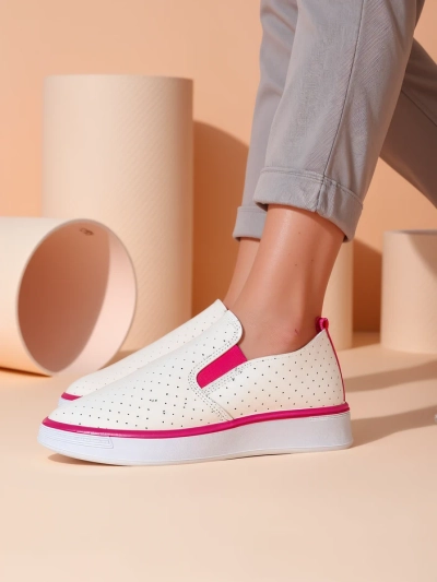 Royalfashion Women's perforated sports shoes Musio