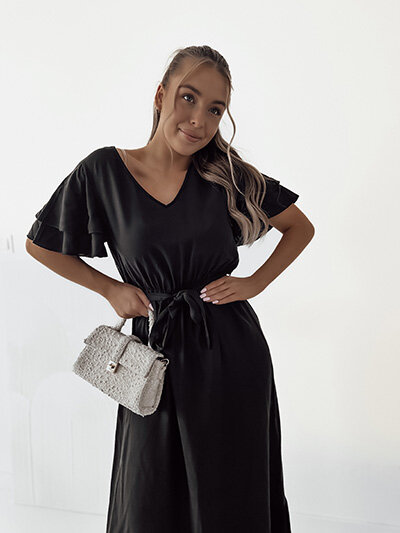 Royalfashion Women's simple midi dress