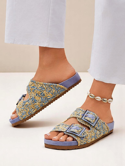 Royalfashion Sieviešu sandales ar sprādzēm Samorra