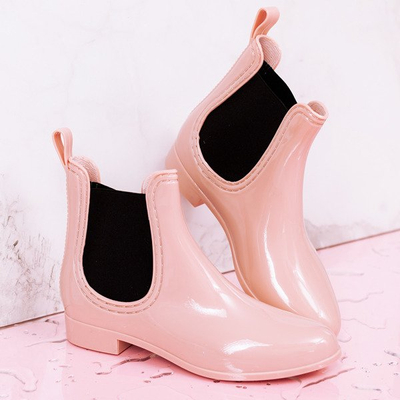 Beige rubber varnished galoshes Furu - Footwear 1