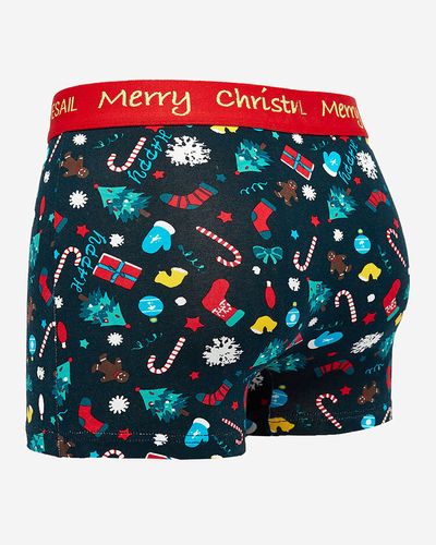 Royalfashion Men's Boxer Shorts with Christmas pattern