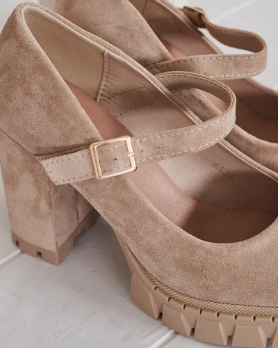 Royalfashion Sieviešu eko zamšādas Elomma sūkļi