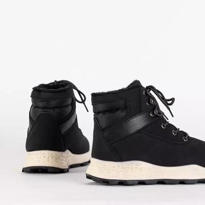 OUTLET Black men's Nuok insulated boots - Footwear
