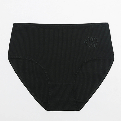 Black pleated panties for women - Underwear