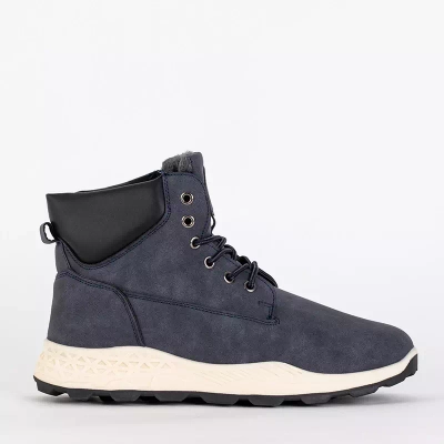OUTLET Navy blue men's trekking Reden - Footwear