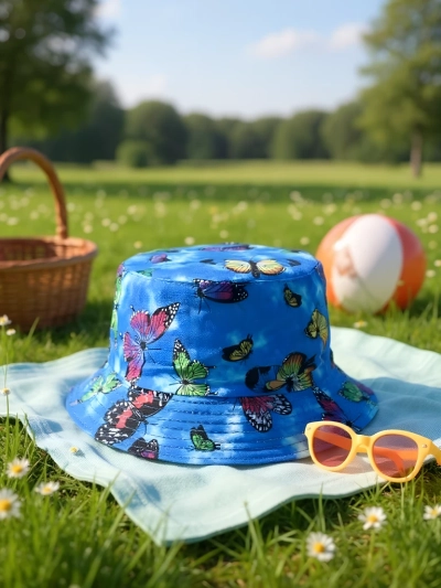 Royalfashion Bērnu panama cepure Color Splash Bucket