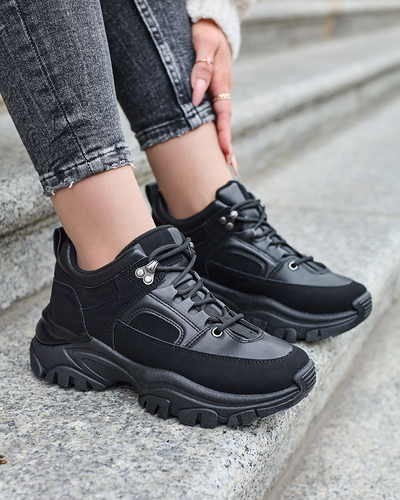 Royalfashion Black women's sneakers Aherot