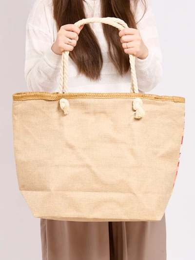Royalfashion Large fabric bag with print