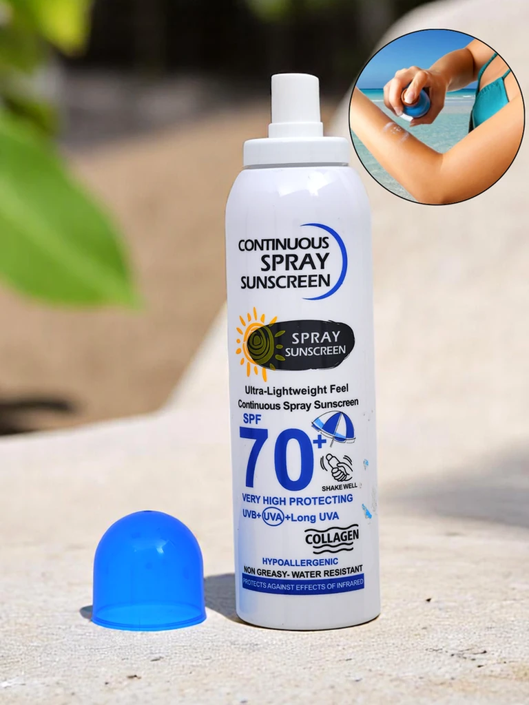 Sunscreen spray 70 SPF ULTRA PROTECTION with collagen