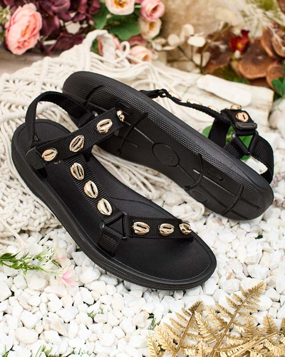 Royalfashion Sieviešu sporta sandales ar gliemežvākiem Ediss