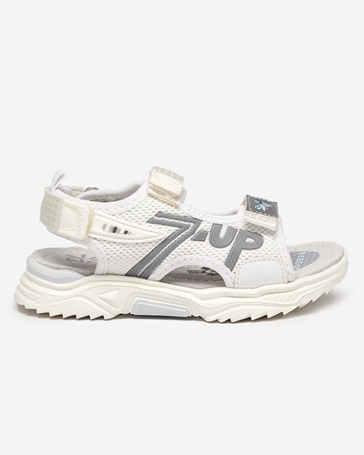 OUTLET Doniso white children's sandals - Footwear