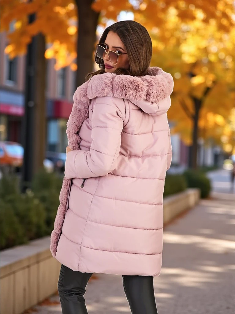 Royalfashion Sieviešu jaka ar atsvaraemām piedurklapēm