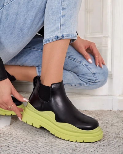 Royalfashion Women's slip-on boots Derri