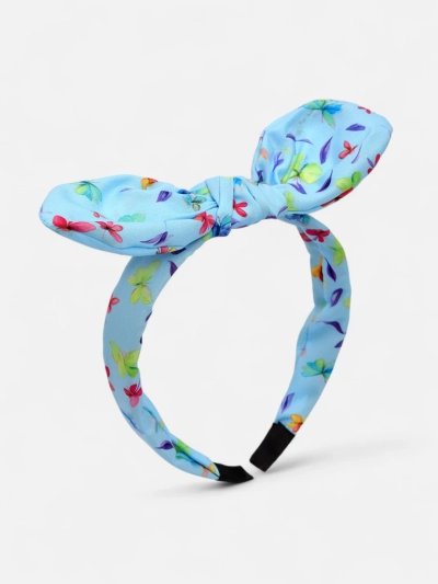 Royalfashion Children's Headband with a Bow and Print