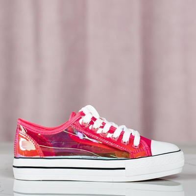 Pink transparent sneakers Cosmo - Shoes