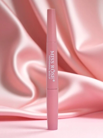 Lūpu krāsa-zīmulis un lūpu kontūrzīmulis 2-vienā Rose Nougat