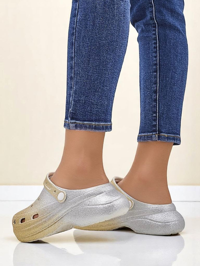 Royalfashion Sieviešu gumijas vasaras sandalēm ar izgriezumiem Dellosa