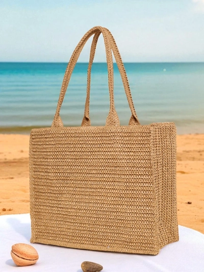 Royalfashion Large straw women's handbag Ariadne Raffia