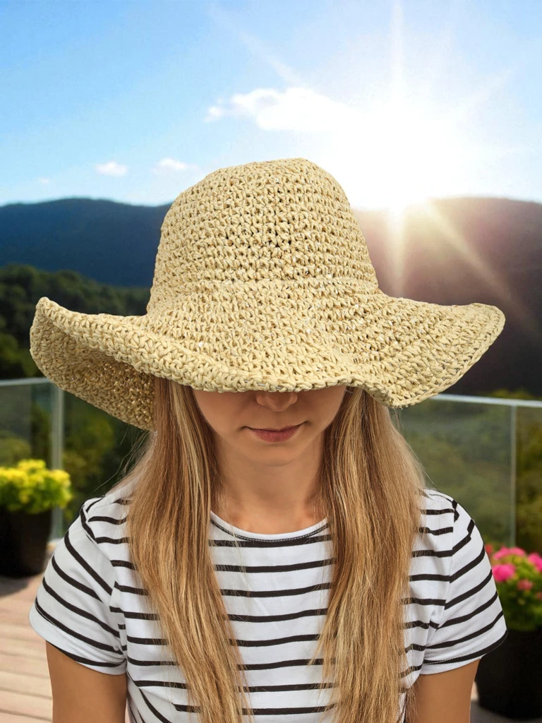 Royalfashion Hat bilong meri Lila Sun