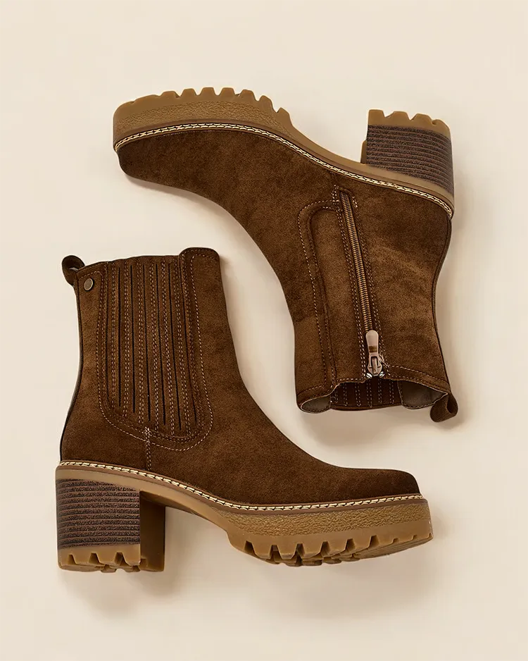 Женские ботильоны Royalfashion Eco-замша на стойке Segiag