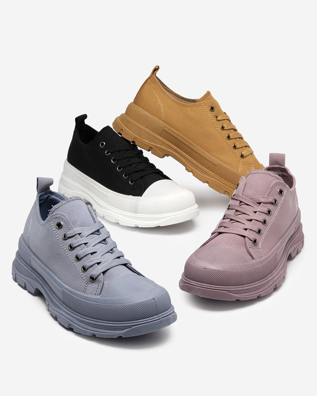 OUTLET Black women's sports sneakers Duami- Footwear