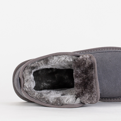 Grey men's snow boots Gavin - Footwear