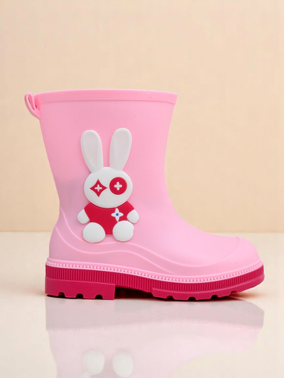 Royalfashion Infanaj pluvbotoj kun kunikleto Bunny Splash