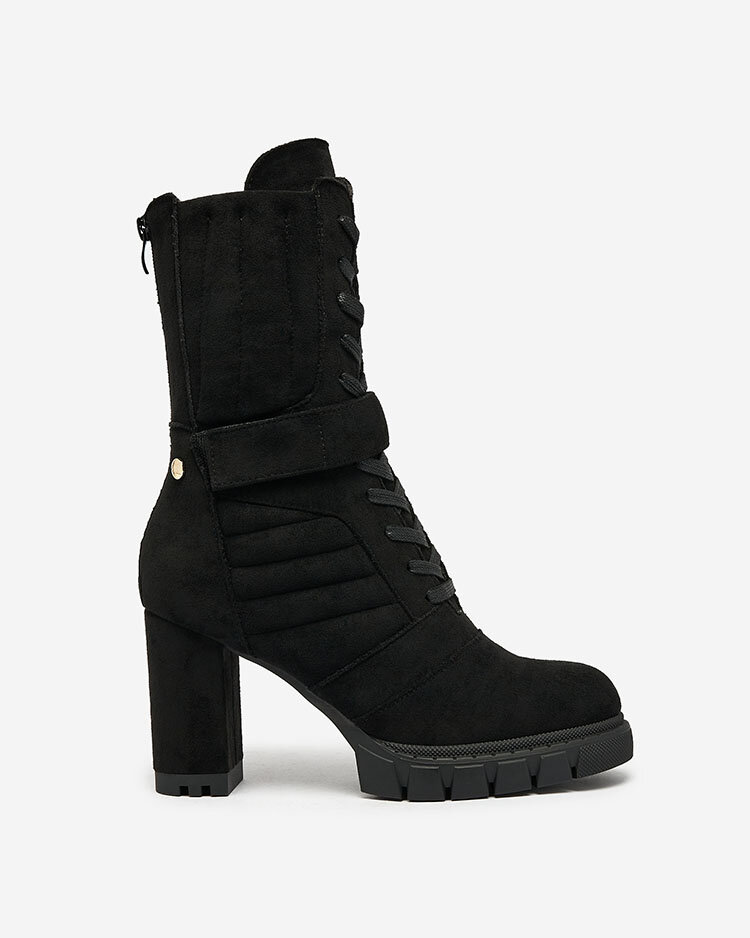 Royalfashion Black women's insulated Sehhra stiletto boots