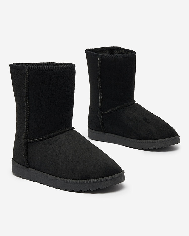 Royalfashion Black boots a'la snow boots for women Leaner