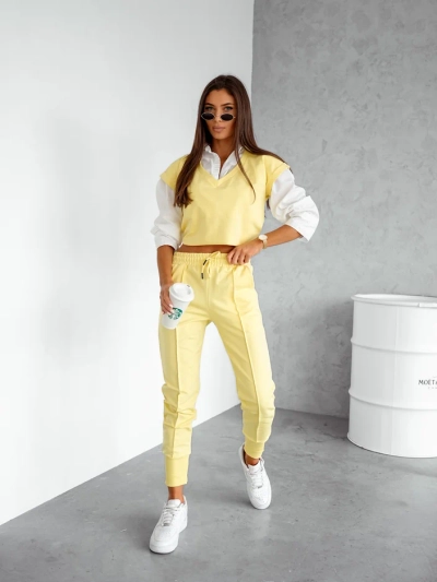 Royalfashion Women's cotton casual set with short sleeves