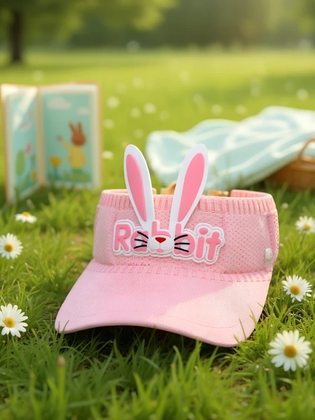 Royalfashion Bērnu saules vizieris ar truša ausīm