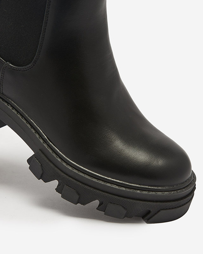 Women's high boots in black Vyvieva- Footwear
