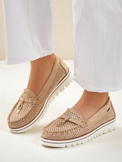 Royalfashion Ladies' perforated moccasins Elissas