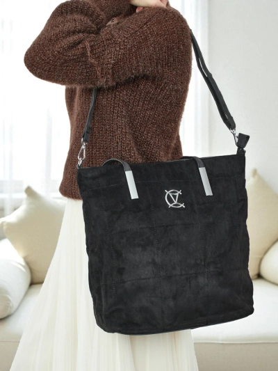 Dāmu shopper soma Caryenne no eko zamšādas