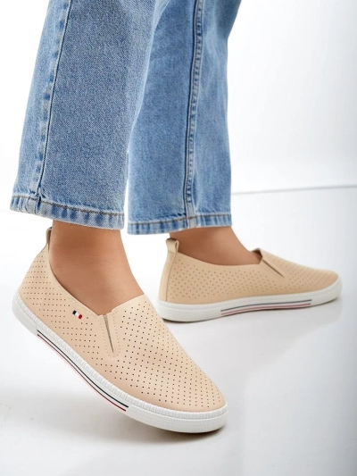 Royalfashion Perforated women's slip-on shoes Vielles